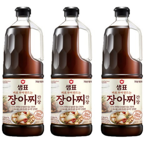 샘표 장아찌간장 1.7L (3개)_이미지