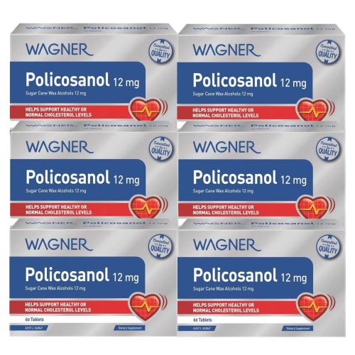 Wagner 폴리코사놀 12mg 60정(해외) (6개)