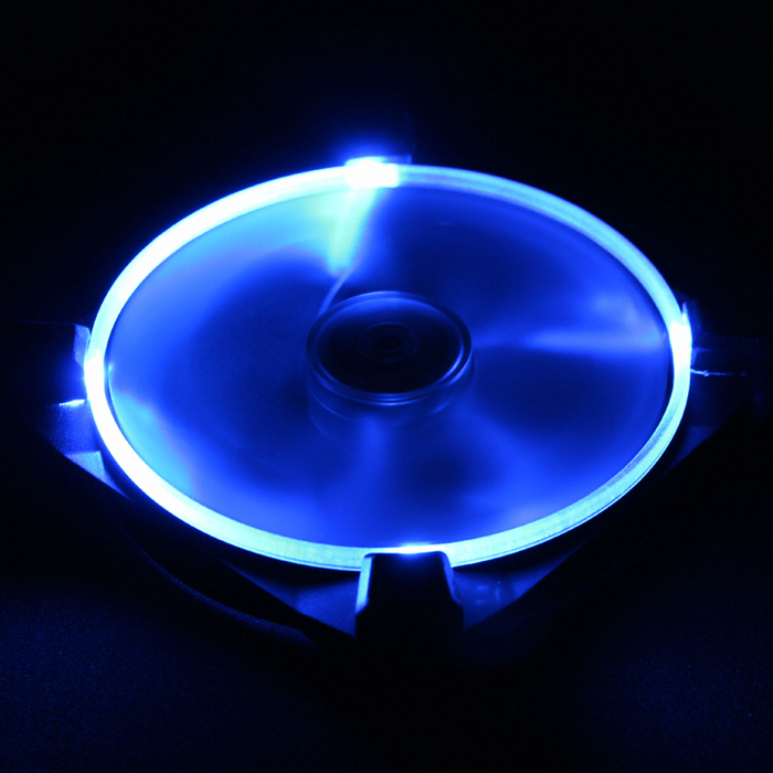 Antec TrueQuiet UFO 120mm 블랙 진동 패드 (블루)_이미지