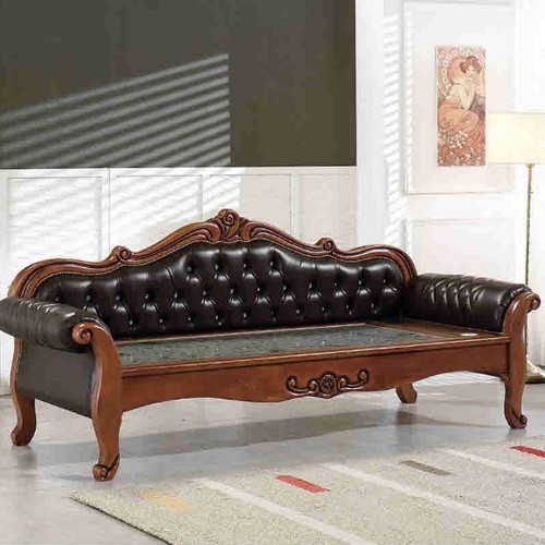 장수돌침대 7114CH 럭셔리 원목 돌소파 MS