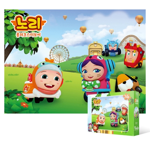 [불명] 100피스 직소퍼즐 롤러코스터보이 노리 2  큰조각