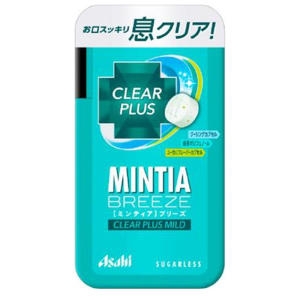 아사히 일본 아사히 민티아 브리즈 클리어 플러스 36g 8개 마일드 캔디