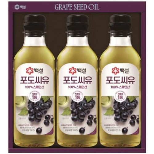 백설 포도씨유 3호 (6개)_이미지