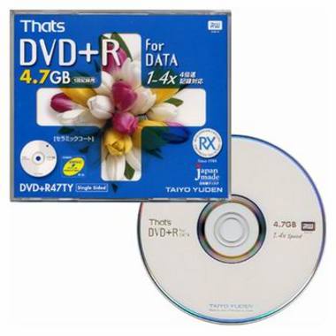 다이요유덴 DVD+R 4.7GB 4x 쥬얼 10장 data_이미지