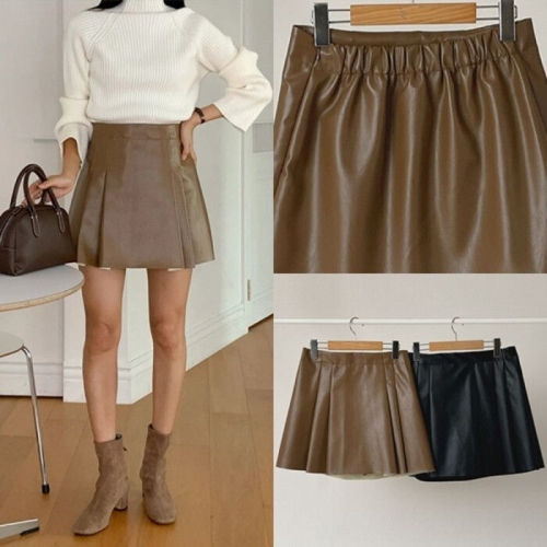 나야홍 위쉬몰 LT 럽미레더플리팬츠스커트 T245H510 빅사이