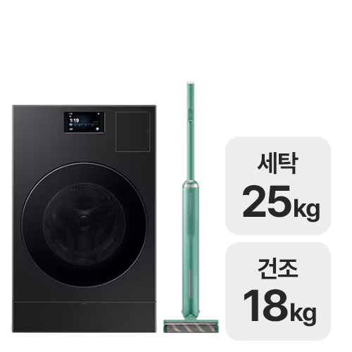 삼성전자 비스포크 AI 콤보 WD90F25CHB + 청소기 VS15A680AFN