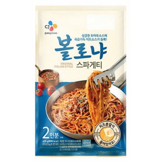 CJ제일제당 미트 볼로냐 스파게티 2인분 625g (5개)_이미지