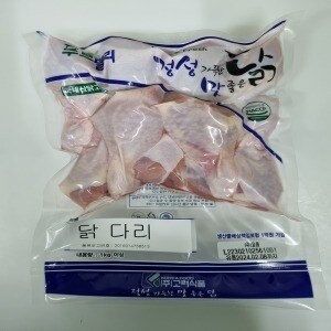 (주)고려식품 푸르델리 냉동 생 <b>닭</b><b>다리</b> 북채 1kg 1팩