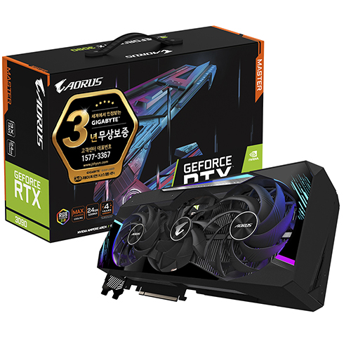 지포스 RTX 3090 MASTER V2 D6X 24GB 제이씨현