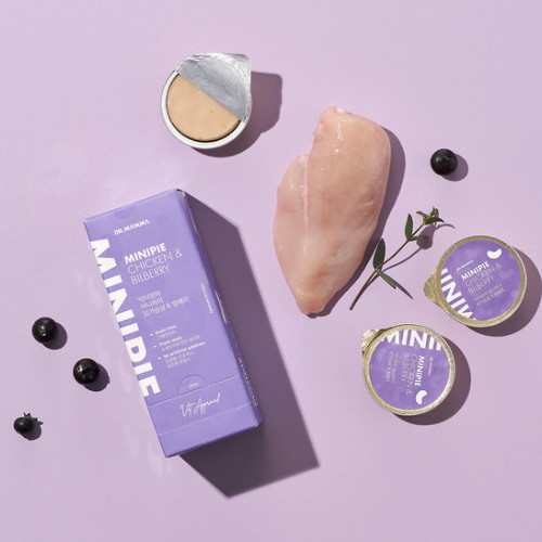 닥터맘마 ㅤ미니파이 닭가슴살앤 빌베리 30g (10개)_이미지