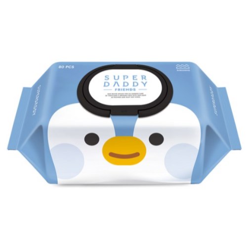 프렌즈 펭귄 물티슈 캡형 80매