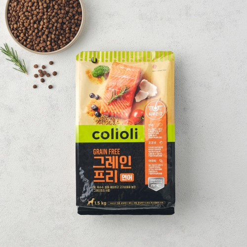 콜리올리 그레인프리 연어 피부건강 (1개)_이미지