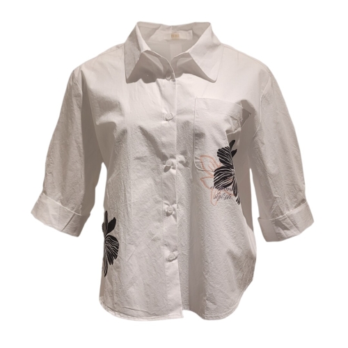 멜본 꽃프린트 셔츠블라우스_STBW26431