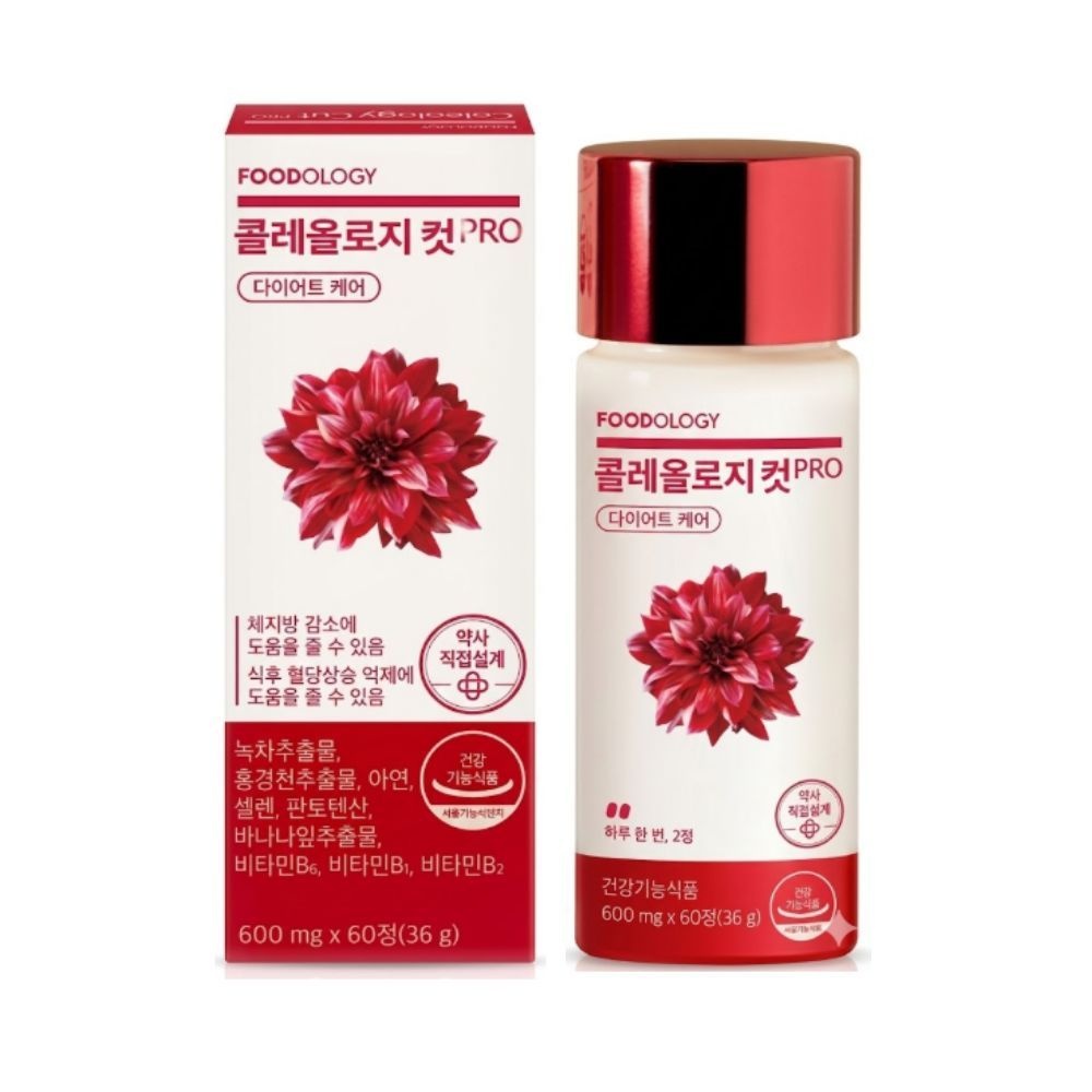 푸드올로지 콜레올로지 컷 PRO 600mg 60정 (4개)_이미지