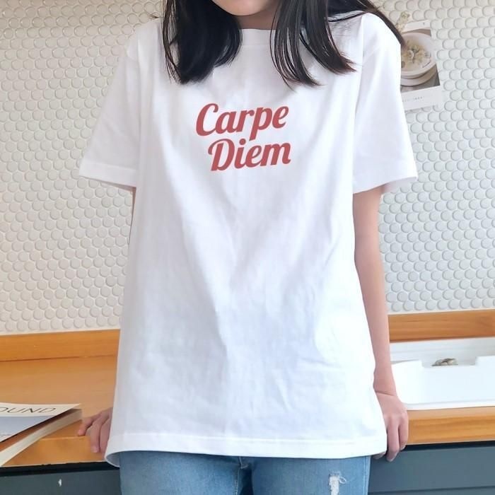 험블 카 디엠 포인트 레터링티 여성여름반팔티 5079225A