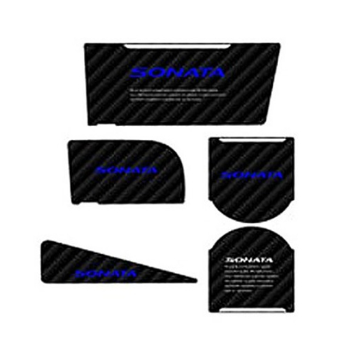 엑스원 LED 카본스타일 컵홀더 몰딩 [현대] (LF쏘나타)_이미지
