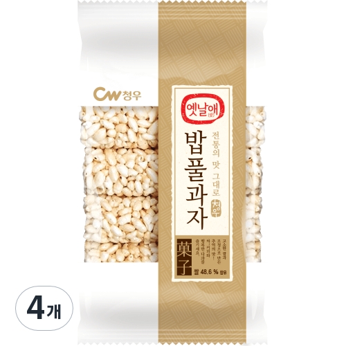 청우 옛날애 밥풀과자 90g 4개_이미지