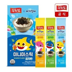 광천김 핑크퐁 미니미스틱 김자반 15봉 4박스_이미지