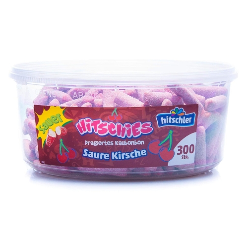 [불명] Hitschler 샤워 체리 젤리 300개입 Hitschler Big Hitschies Sour Cherry 300 pie.._이미지