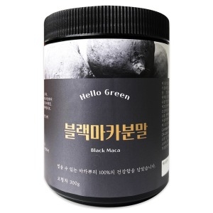 [불명] 헬로우 100 페루산 블랙 마카 분말 300g 통