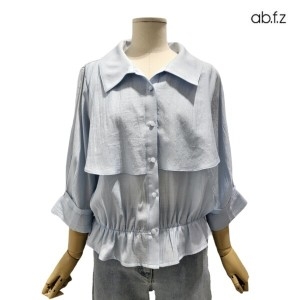 Ab.f.z 셔링 디테일 7부 블라우스 APZ2HB41E_이미지