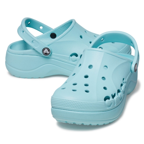 크록스 여성 바야 플랫폼 클로그_208186 (4SS, 퓨어 워터)