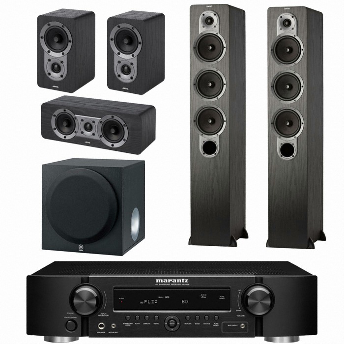 야모 S428 5.1채널 + 마란츠 AV리시버 (NR1402, YST-SW012)