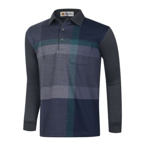 파파브로 국산 멘즈 반기모안감 스트라이프 카라티 NA-KAK-69