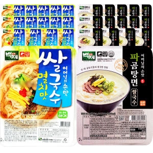 백제 멸치맛쌀국수15개 + 파곰탕면15개