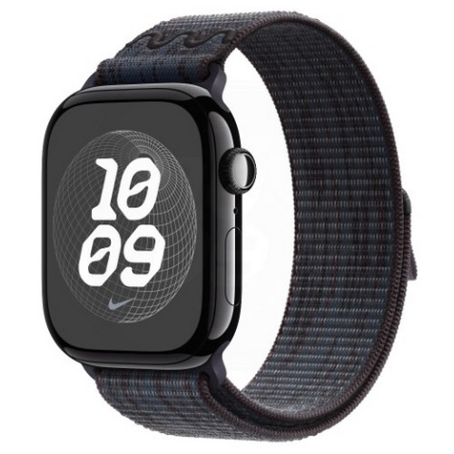 APPLE 워치 시리즈10 46mm 제트블랙 알루미늄 (나이키 스포츠루프)_이미지