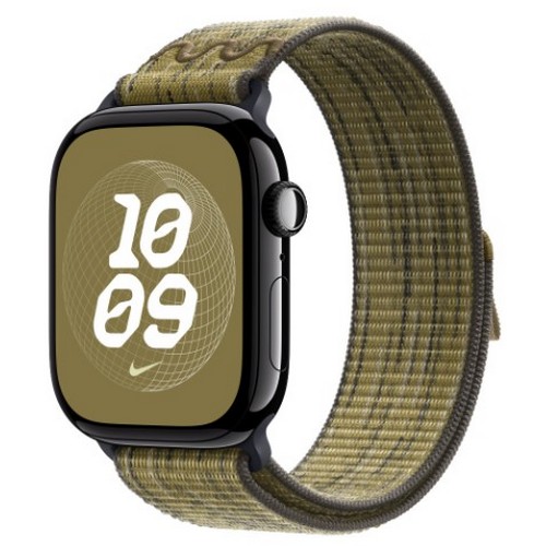 APPLE 워치 시리즈10 46mm 제트블랙 알루미늄 (나이키 스포츠루프)_이미지