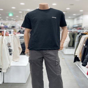 JEEP 남녀공용 스몰로고 반팔티셔츠 JR2TSU092BK _DG