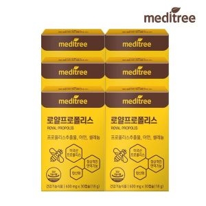  메디트리 로얄 프로폴리스 6박스 플라보노이드