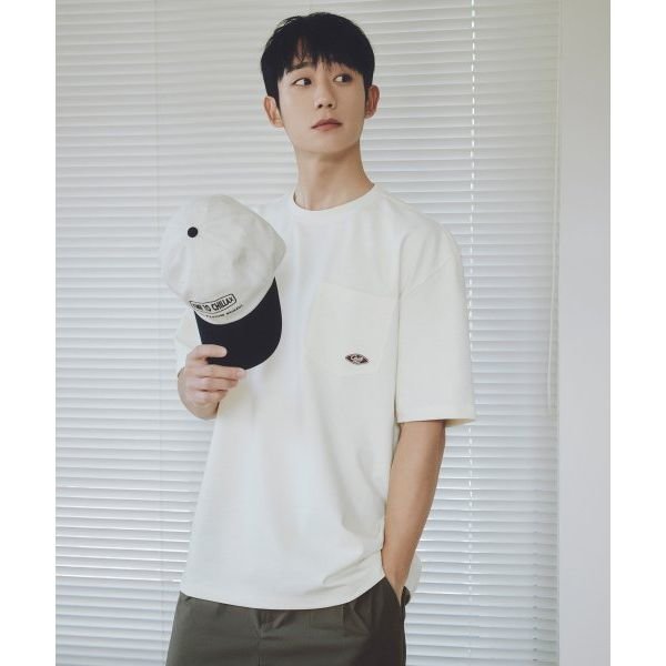 마인드브릿지 그래픽 포켓 오버핏 티셔츠 MXTS3162_이미지