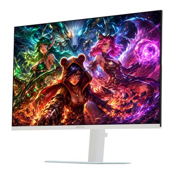 <b>비트엠</b> Newsync 324QHD 패스트 180 IPS 게이밍 멀티스탠드 화이트