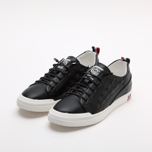 파파브로 남성 소가죽 베이직 레더 스니커즈 운동화 WW-SE-G275-블랙_이미지