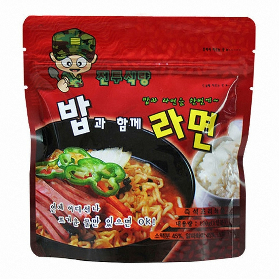 한계령식품 김병장 전투식량 밥과 함께 라면 100g (1개)_이미지