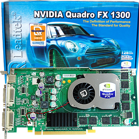 NVIDIA 쿼드로 FX 1300 PCI-E 128MB LEADERS_이미지