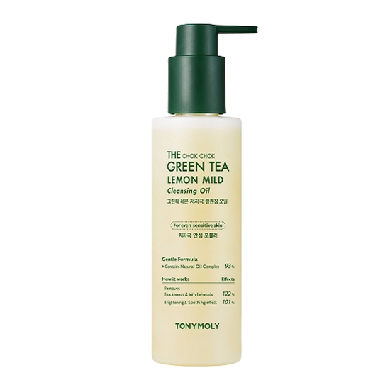 토니모리 더 촉촉 그린티 레몬 저자극 클렌징 오일 200ml (1개)_이미지