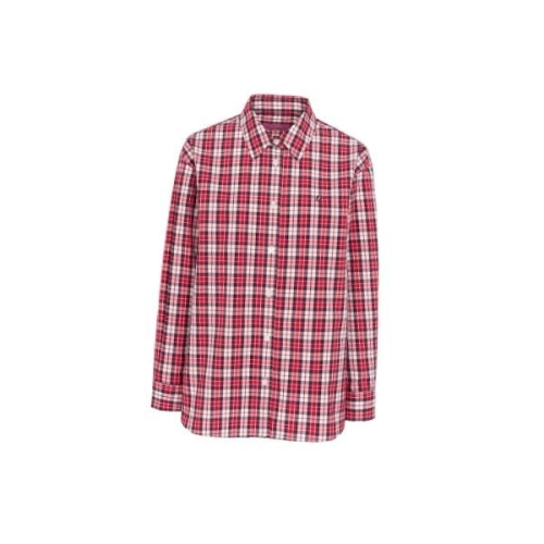 빈폴 LADIES B. my 체크 오버핏 셔츠 레드 BF5X64N226 BF5X64N226 514861_이미지