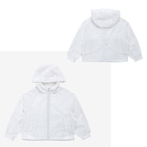 뉴발란스 키즈 백 포인트 바람막이 NK9AD2801G 화이트 140