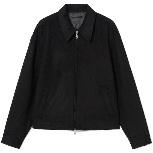 에잇세컨즈 울혼방 칼라넥 숏 블루종 264139FY25_이미지