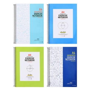 모닝글로리 오답 수학 노트 연습장 A4 수학연습장 2분할 랜덤색상