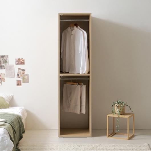 케이컴퍼니 LPM 이음 푸시 투도어 옷장 500_이미지