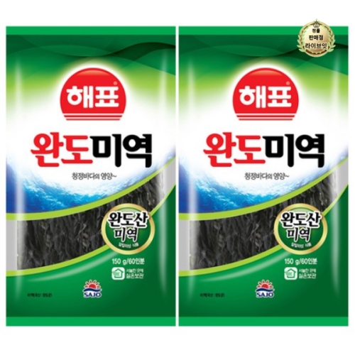 사조해표 해표 완도미역 150g (18개)_이미지