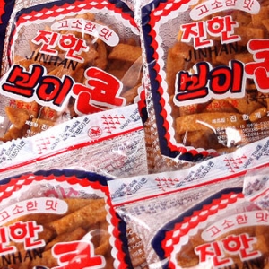 진한제과 옥수수 브이콘 50g (4개)_이미지