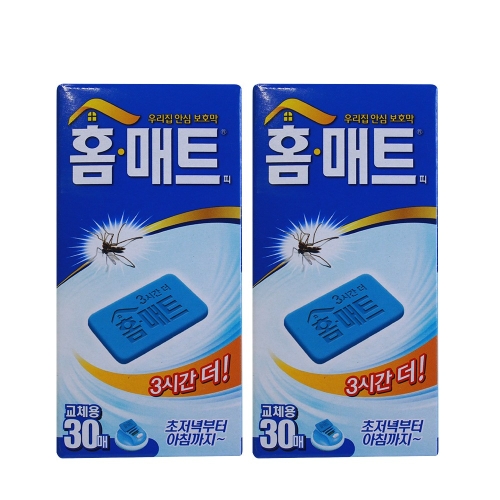  홈매트 매트형 모기퇴치제 리필 60매 [1개]