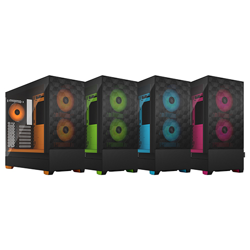 Fractal Design Pop Air RGB Clear 강화유리 Core (시안)