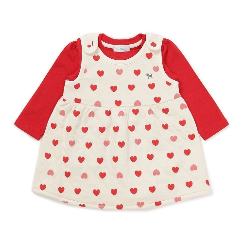 45-C70-674-01 RD 하트 퀼팅 SET드레스