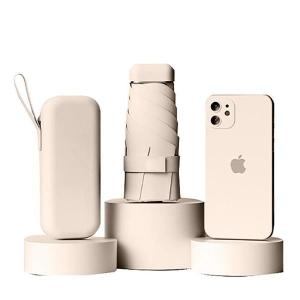 셀러허브 캡슐 초소형 초미니 우산 3단 UV 자동 암막 가벼운 초경량 미니 소형 경량 자외 S13173290_이미지